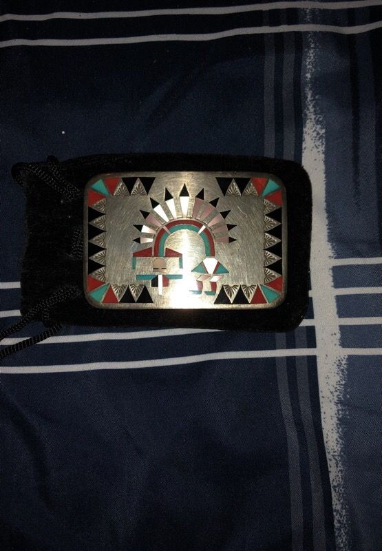 F.L. Natachu handmade belt buckle (piano dancer)
