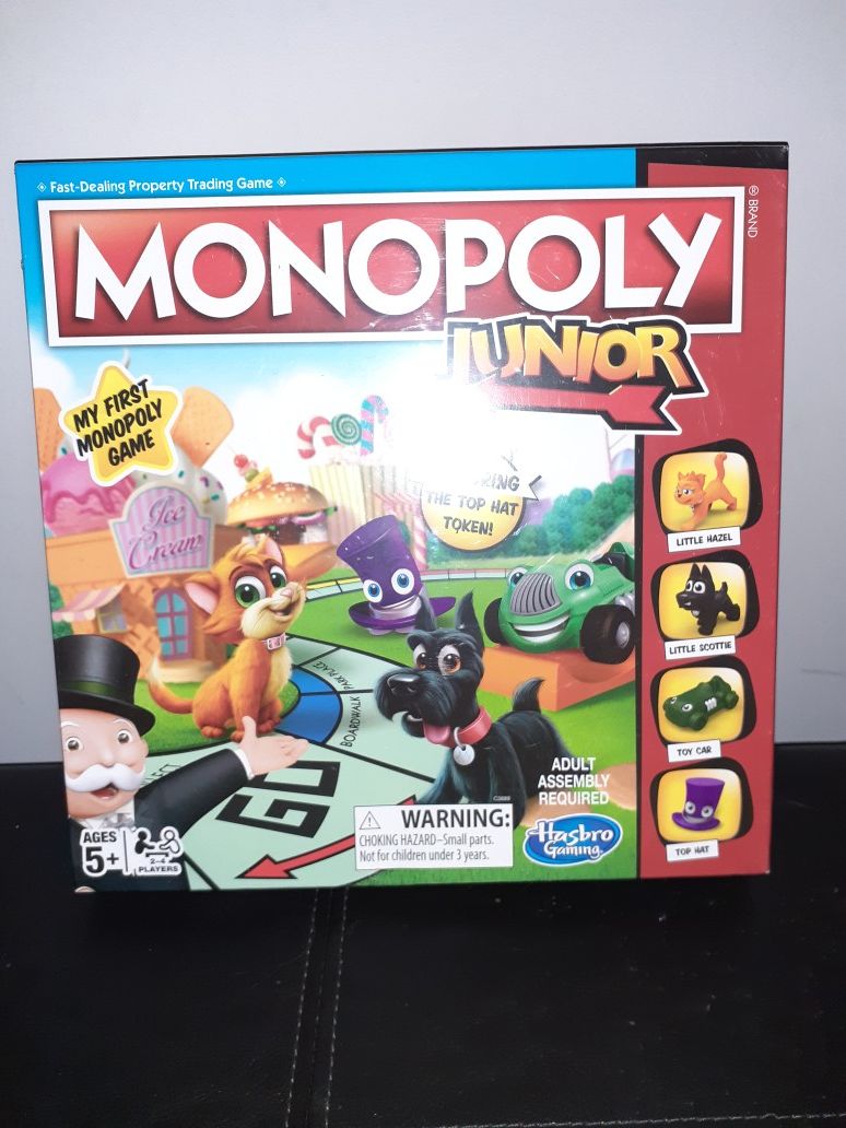 Brand new in wrapping monopoly jr
