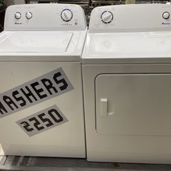 Top Load Single Washer $250 Ea