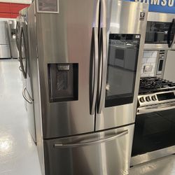 Samsung Stainless Steel 26.5 Cu. Ft. 3-Door French Door Refrigerator With Family Hub 
