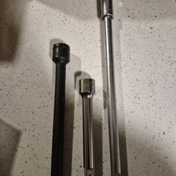 Snap On 3/4 Drive Breaker Bar And Extensions 