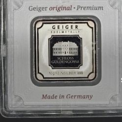 10 gram silver geiger square Bullion