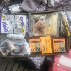 guitar tuner and other various musical supplies