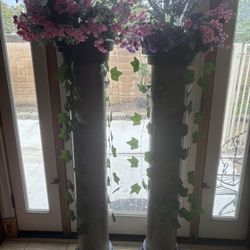 Tower Column Floral Displays