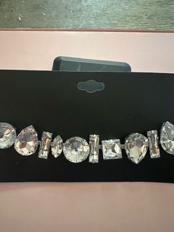 Diamond necklace tear drop