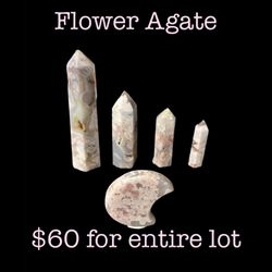 Flower Agate Lot