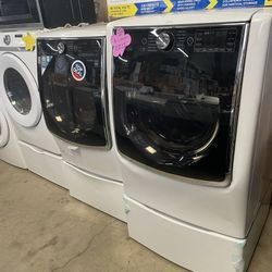 Set Front Load LG Steam White 