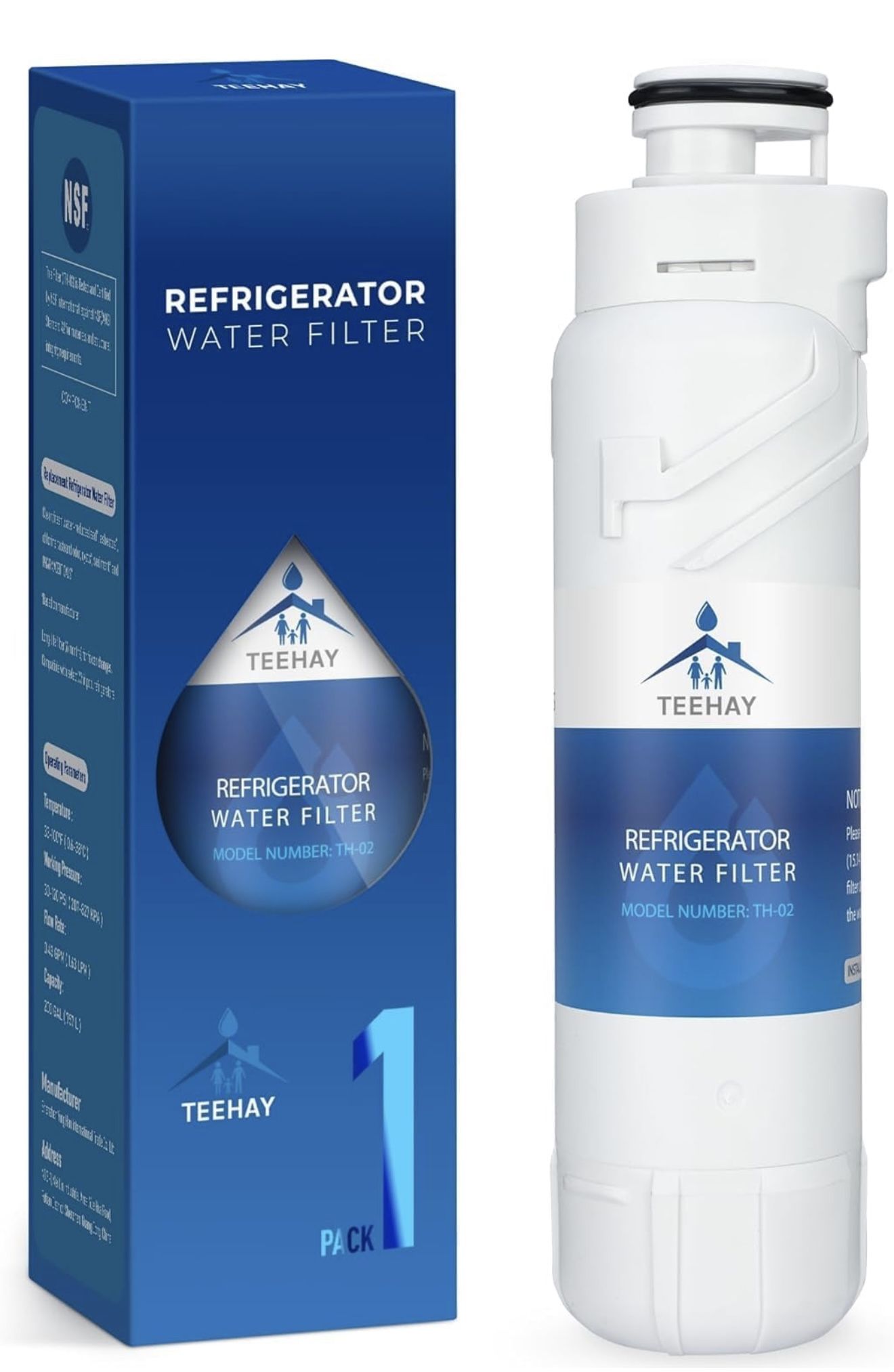 EDR2RXD1 Water Filter 2 Replacement - 1 Pack