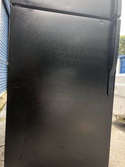 Refrigerator dented and clean