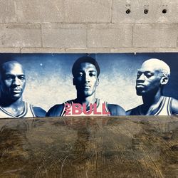 1996 Chicago Bulls No Bull Nike Vintage Poster for Sale in Kenosha
