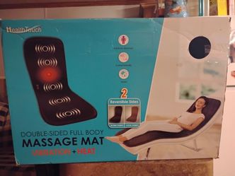 Double-Sided Full Body Massage Mat (Vibration & Heat)