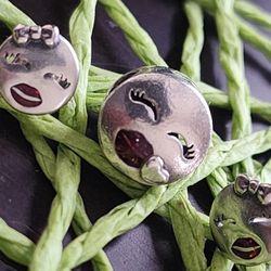 Pandora Kiss Charm Earring (set)