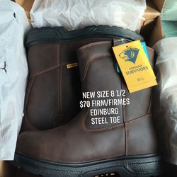 New Steel Toe Work Boots $70 Edinburg Pick Up