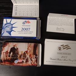 Coin proof set US Mint 2007