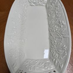 Lenox Jasmine Collection Deep Dish Tray