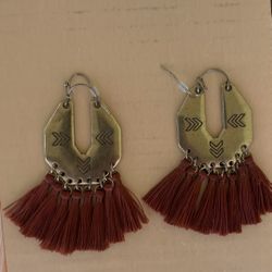 Tribal Fringe Statement Earrings