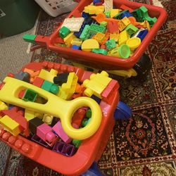 Two Full Wagons Lego