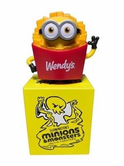 (NEW) 2026 Wendy’s Minions and Monsters (Toy C) French Fry Minion (SEALED) (PERFECT BIRTHDAY IDEAS for Minions fans and collectors)