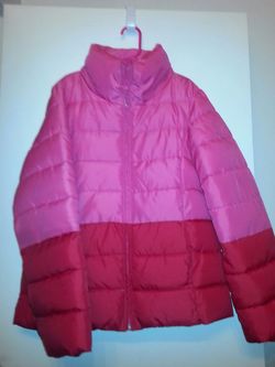PINK/ RED puff jacket