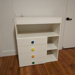 White Drawers - Closet - Changing Table 