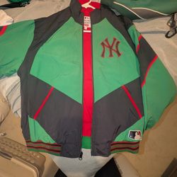 SUPREME X NEW YORK YANKEES COLLAB TRACK JACKET SIZE M NO FLAWS