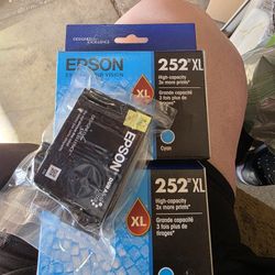 Epson 252 Xl Blue Ink And 1 Yellow 1 Black