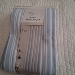 Fabric Shower Curtail. New $8