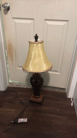 Beige vintage lamp