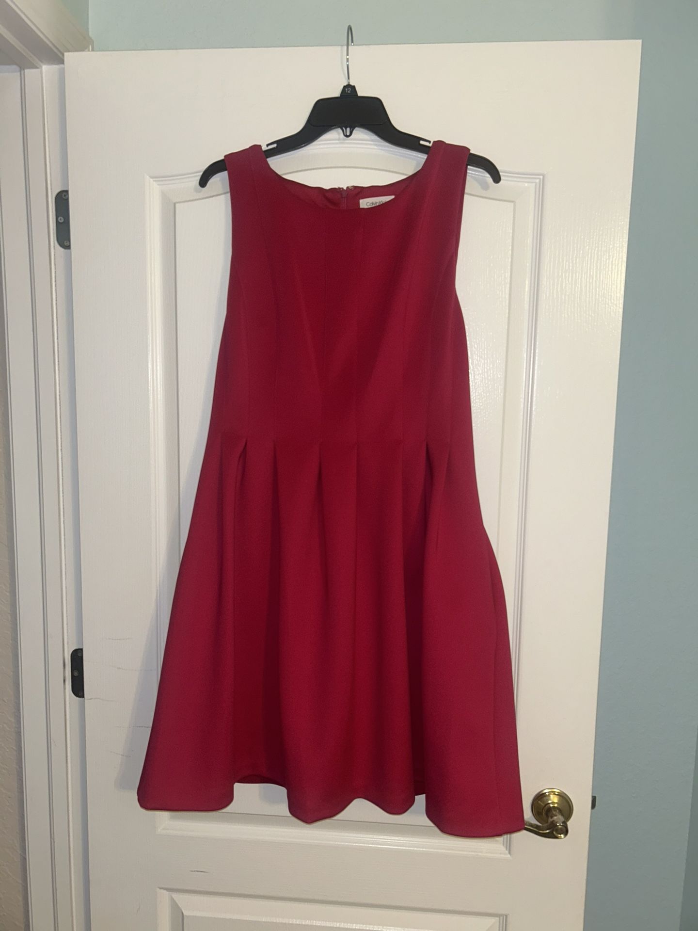 Calvin Klein Women’s Cocktail Dress Size 12 Hot Pink