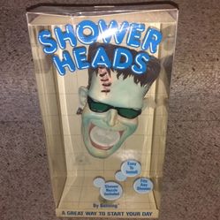 RARE 1988 ORIGINAL BANNING SHOWER HEADS FRANKENSTEIN MONSTER Munsters New   Light shelf wear.   $200  Fremont pick up   