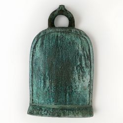 Antique 2000 Year Old Vietnamese Dong Son Bronze Bell Great Patina And Sound