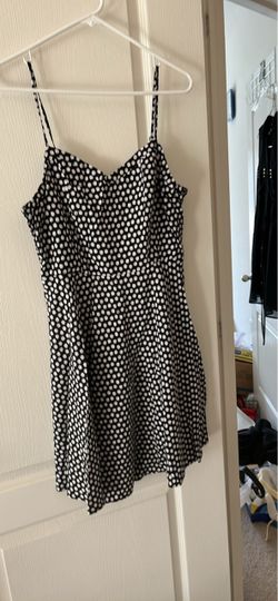 New dress pockdot, size large