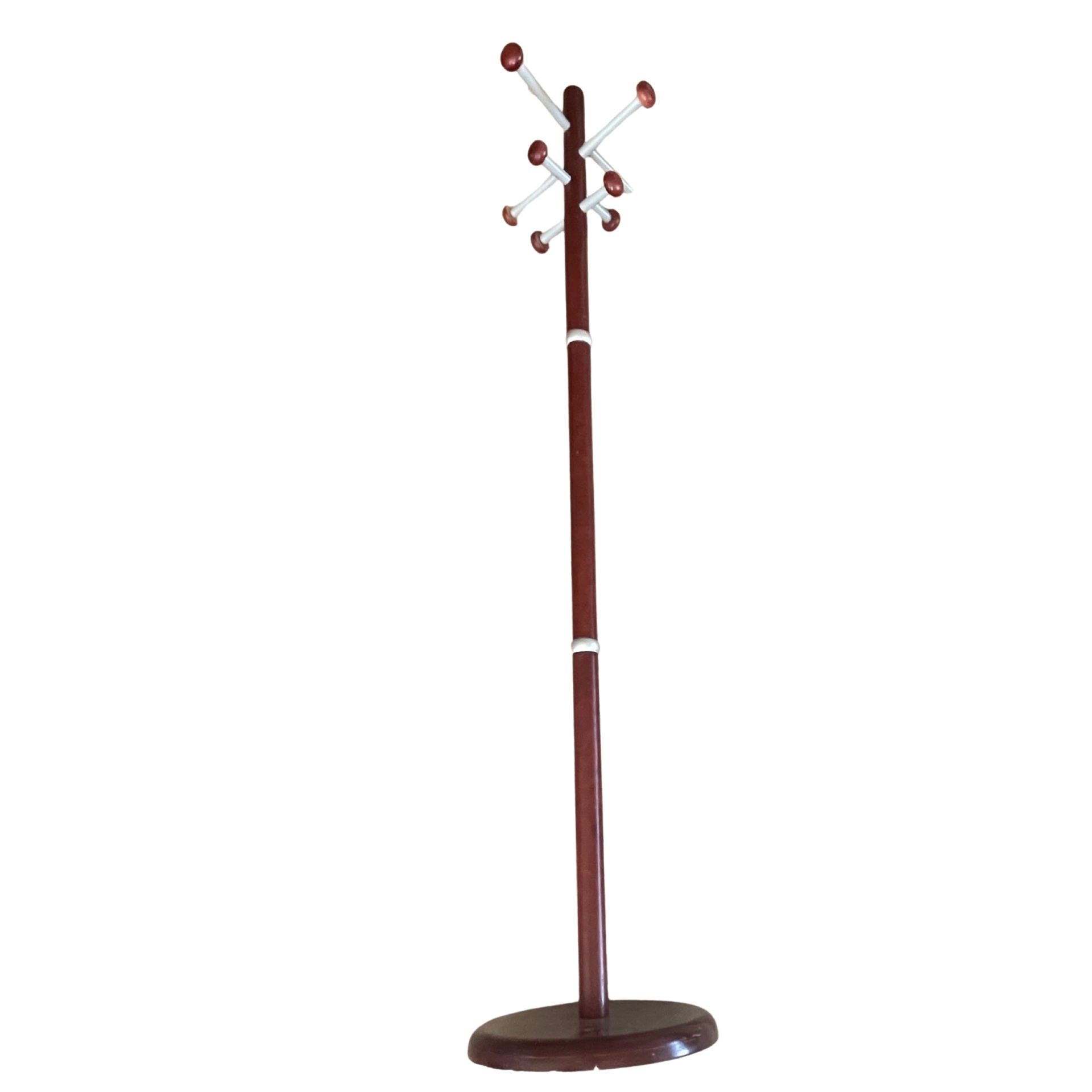 Coat Rack Mahogany Wood