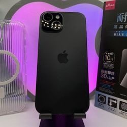 iPhone 15 Black 128GB UNLOCKED Clean Authentic BOX/CASE/PROTECTOR INCLUDED