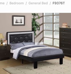 Twin size bed frame only