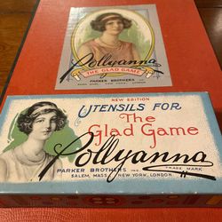 Vintage 1916 Pollyanna Glad Game Board Game