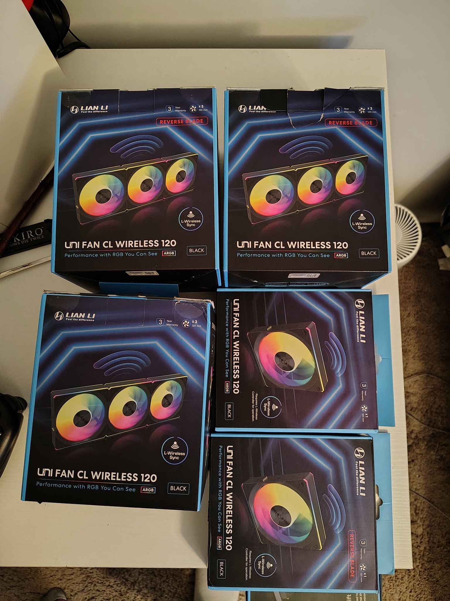 Lian Li Uni Fan CL wireless fans bundle