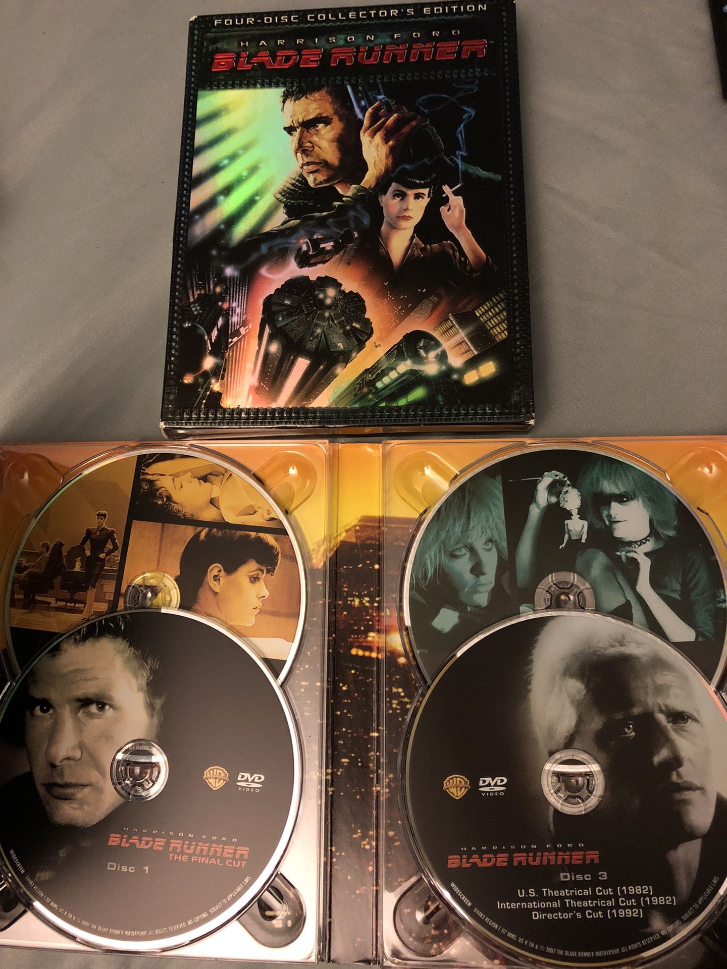 Blade Runner DVD Harrison Ford 4 Discs