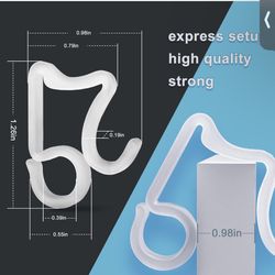 Holiday Light Clips Christmas Light Clips Outdoor Hang Gutter Hooks for Christmas Decoration String Lig