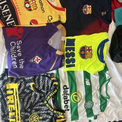 Lot Of 6 Assorted Soccer Jerseys World Cup FIFA Shirts