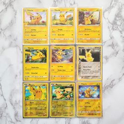 Pokemon Pikachu Holo And Reverse Holographic Cards READ DESCRIPTION