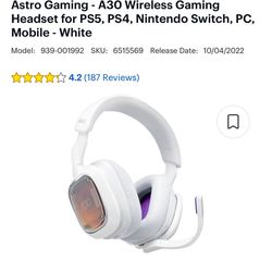 Astro A30 Gaming Headset