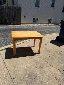Vintage Kidscraft Wooden Oak Desk with Drawer, 36 wide, 24 Deep, 25 High, $50
