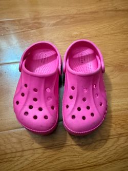 Pink Crocs