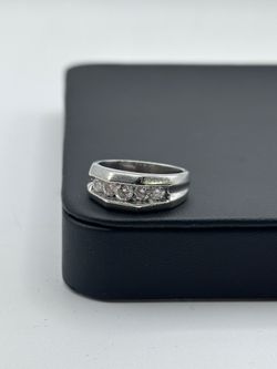 14kt White Gold 1.00cttw Diamond Band