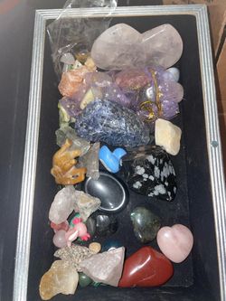 Mixed Crystal and Gemstone Collection Lot