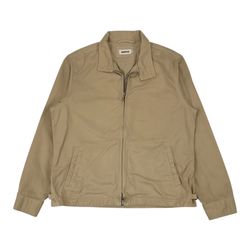 Taylor Stitch The Flint Jacket Mens Large L 42 Beige Broken Twill Harrington Zip