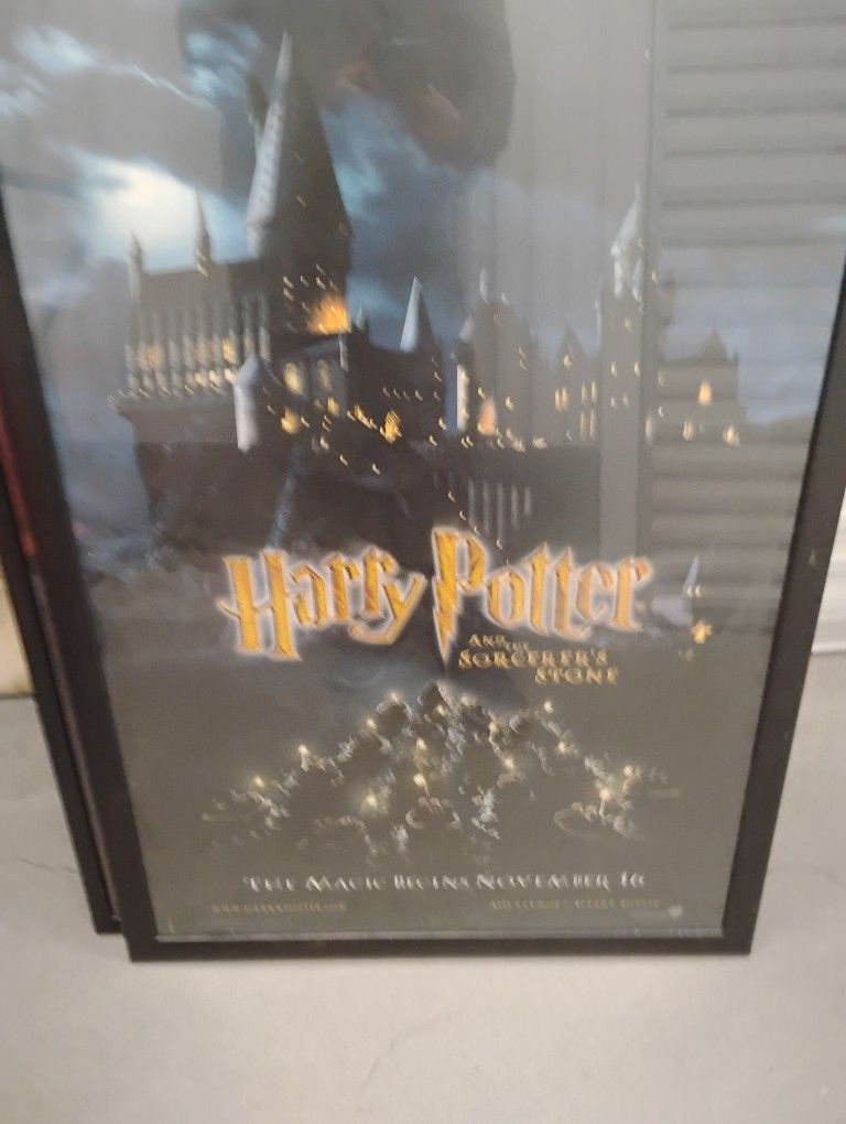 Harry Potter Original Movie Posters In Frames