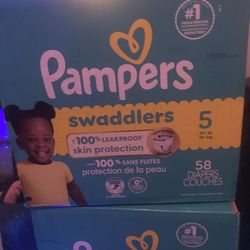 Pampers Swaddles Size 5 2 Boxes Left Available