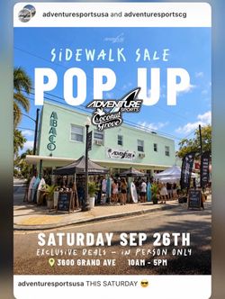 Coconut grove water sports sale event